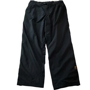 FootJoy DryJoys Pants‎ Men XXL Black Golf Rain Wind Weather Waterproof Side Zip